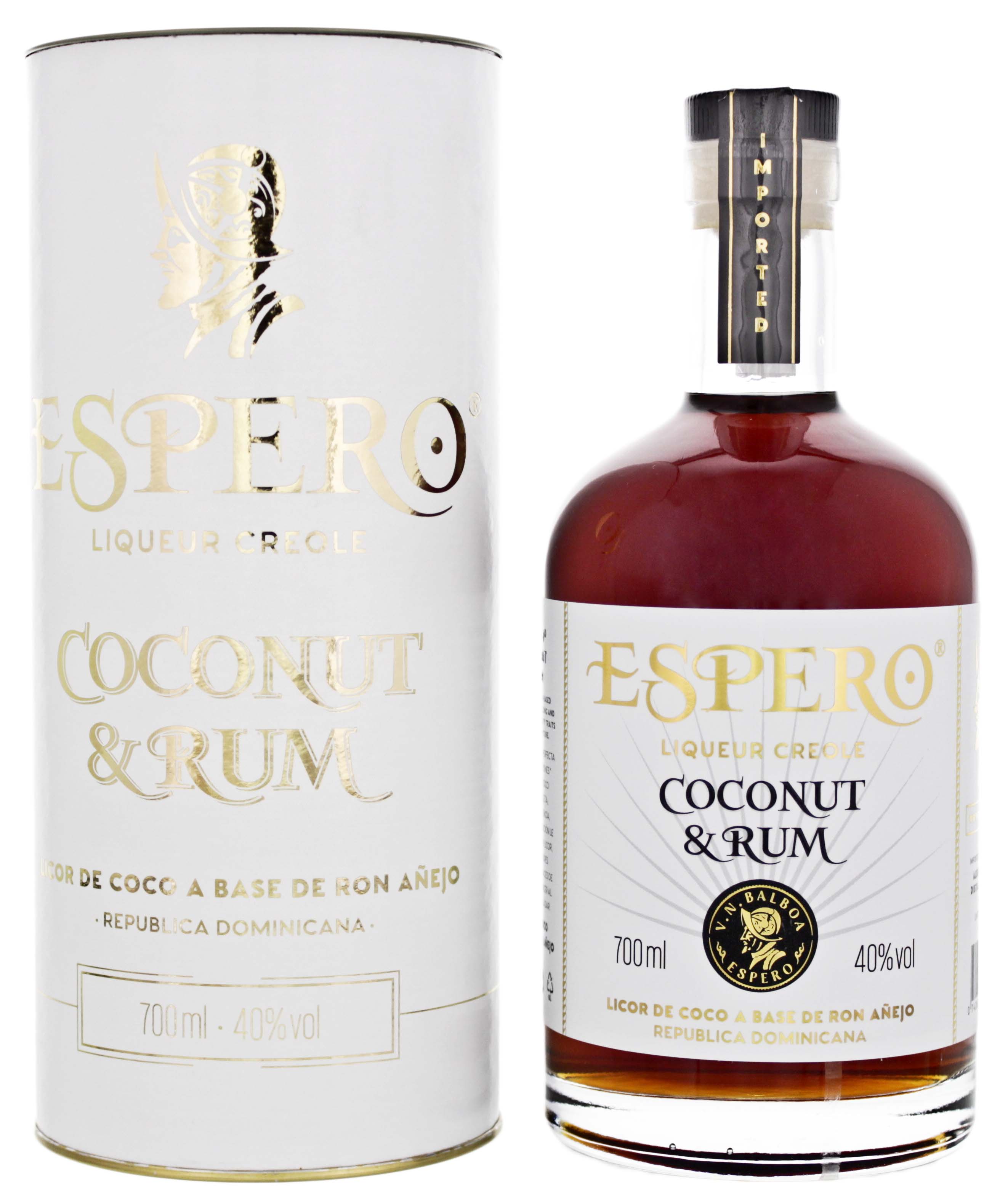 Espero Coconut & Rum, 40 Den Dominikanske Republik Rom LAGOimport A/S