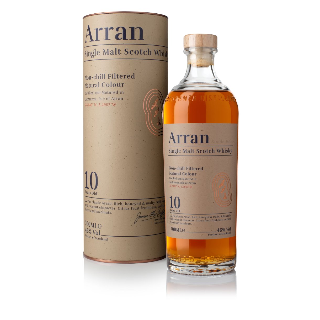 Arran Malt - 10 Years Old 46%  (Sherry/Bourbon Casks)