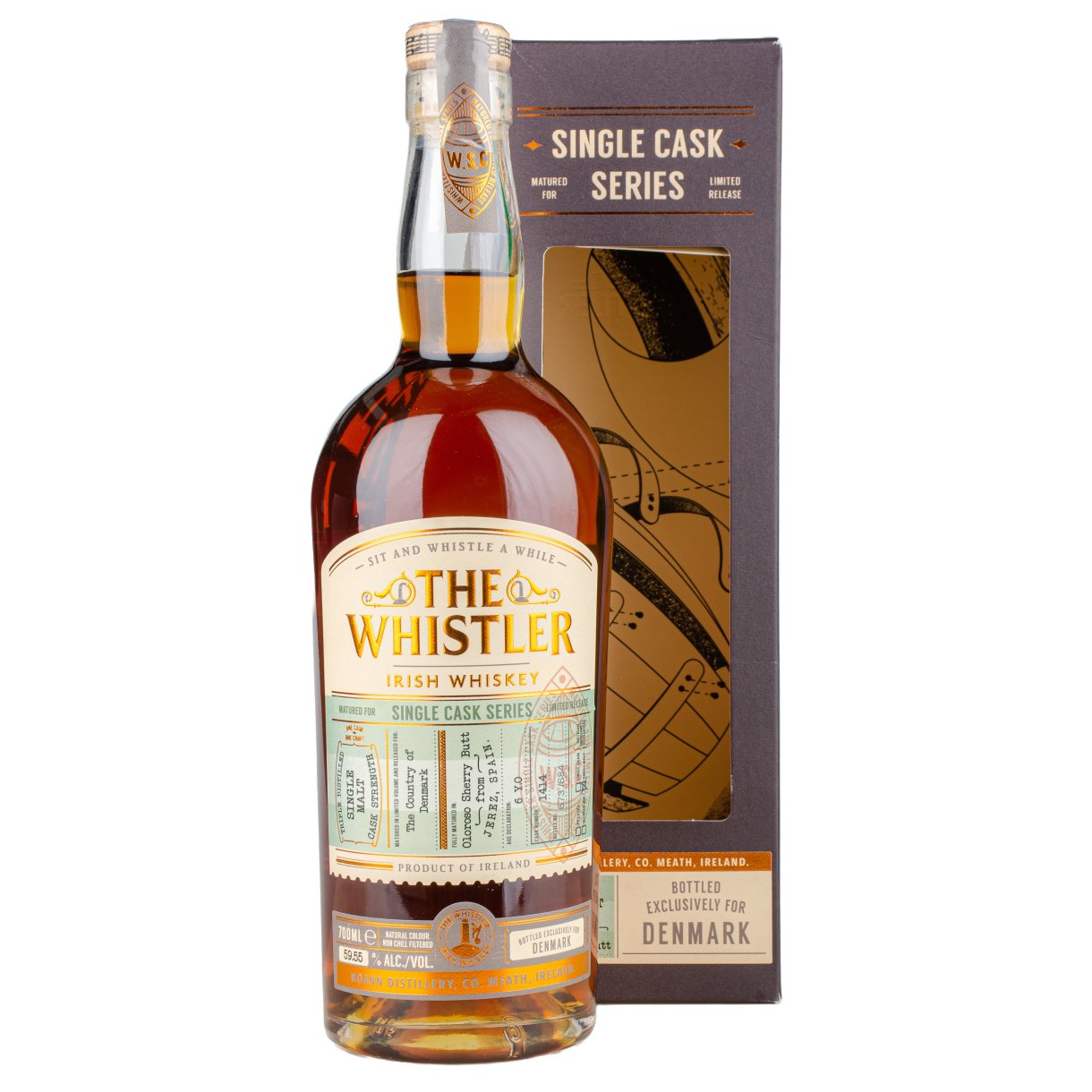 The Whistler - 6 Years Old Single Malt Irish Whiskey 59,55% - Triple Distilled (Oloroso Sherry Butt)